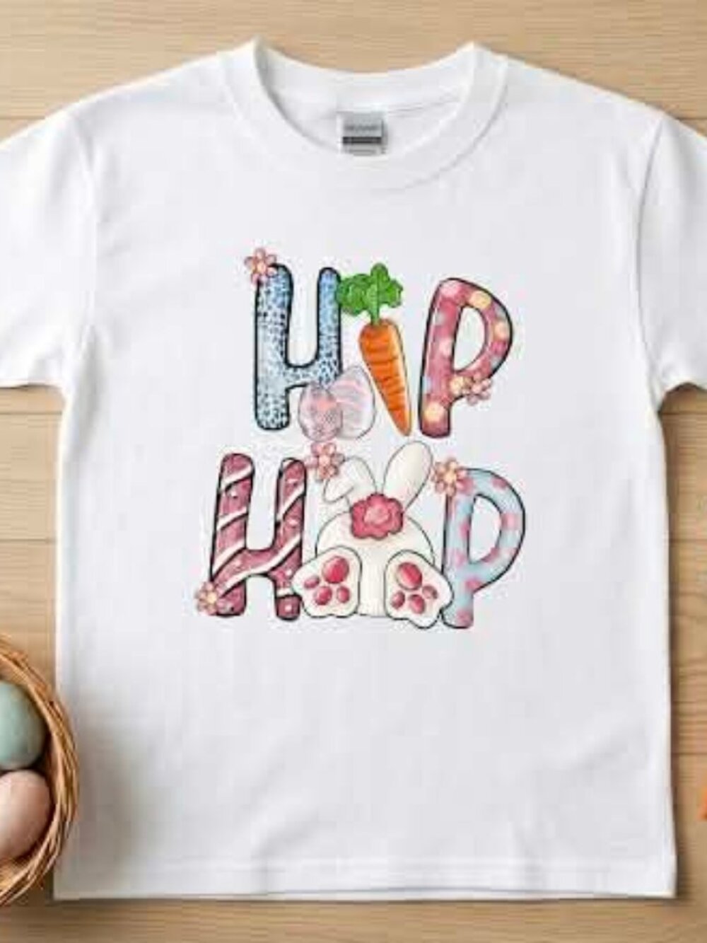 Girls “Hip Hop” Easter Tee